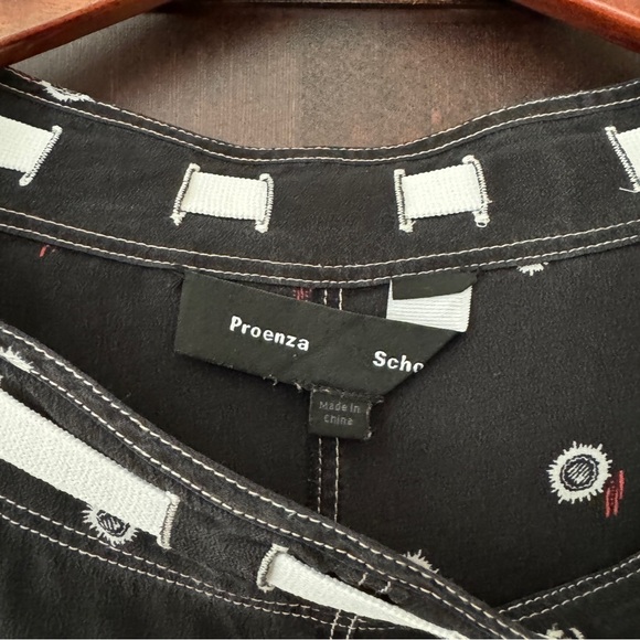 Proenza Schouler Sleeveless Printed Blouse - 10 - Picture 5 of 9